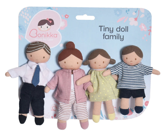 Tiny Doll Family of 4