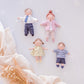 Tiny Doll Family of 4