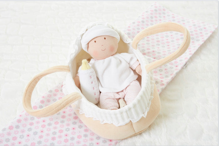 Grace Baby Doll in Carry Cot With Accessories