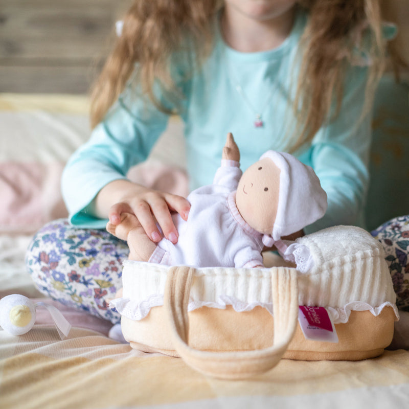 Grace Baby Doll in Carry Cot With Accessories
