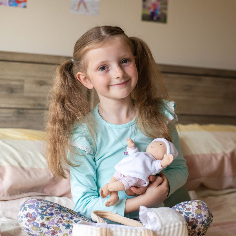 Grace Baby Doll in Carry Cot With Accessories