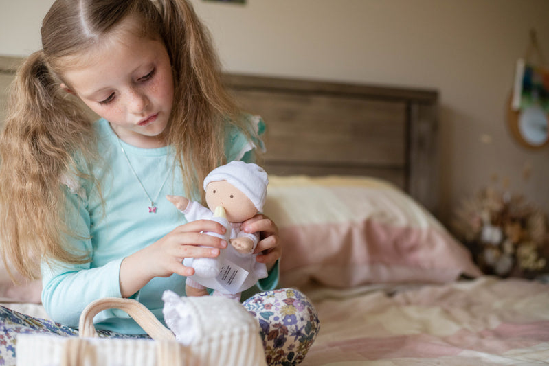 Grace Baby Doll in Carry Cot With Accessories