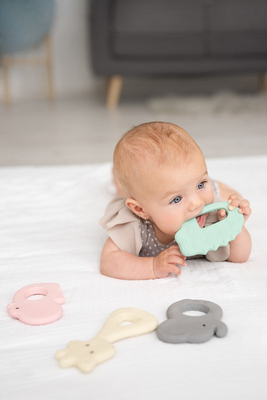 Tikiri Flat Teether - Giraffe