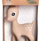 Tikiri Ralphie Deer Rubber Teether Rattle & Bath Toy
