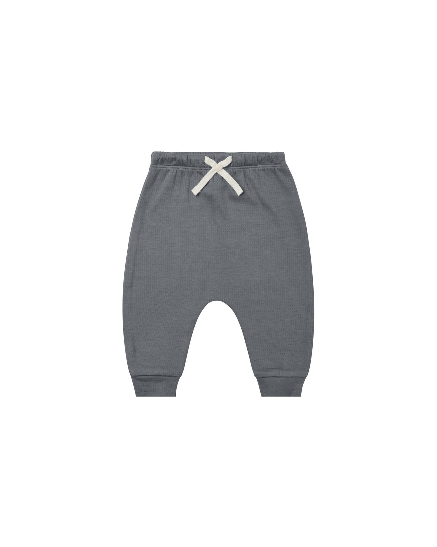 Quincy Mae Pointelle Sweatpant - Navy
