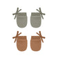 Quincy Mae No Scratch Mittens - Basil Cinnamon