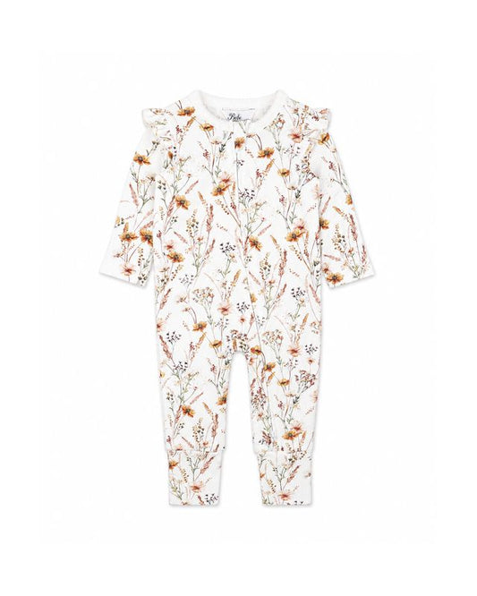 Taylor Floral L/S Zipsuit