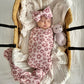 Jersey Swaddle - Pink Daisy