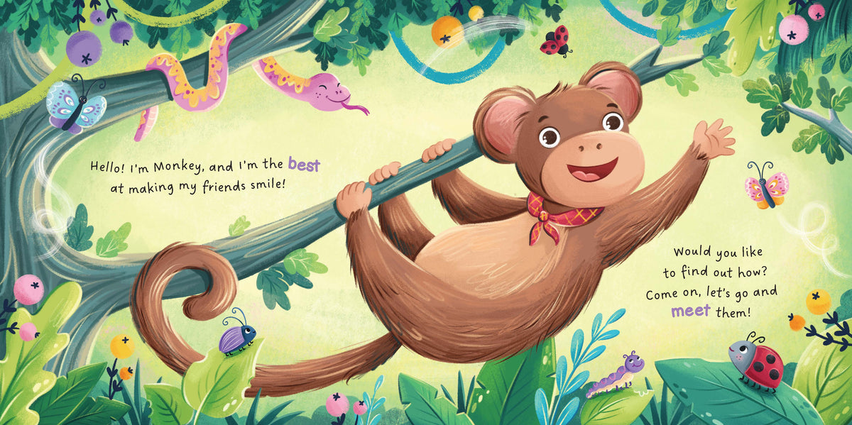 Padded Board Book - Make Me Smile