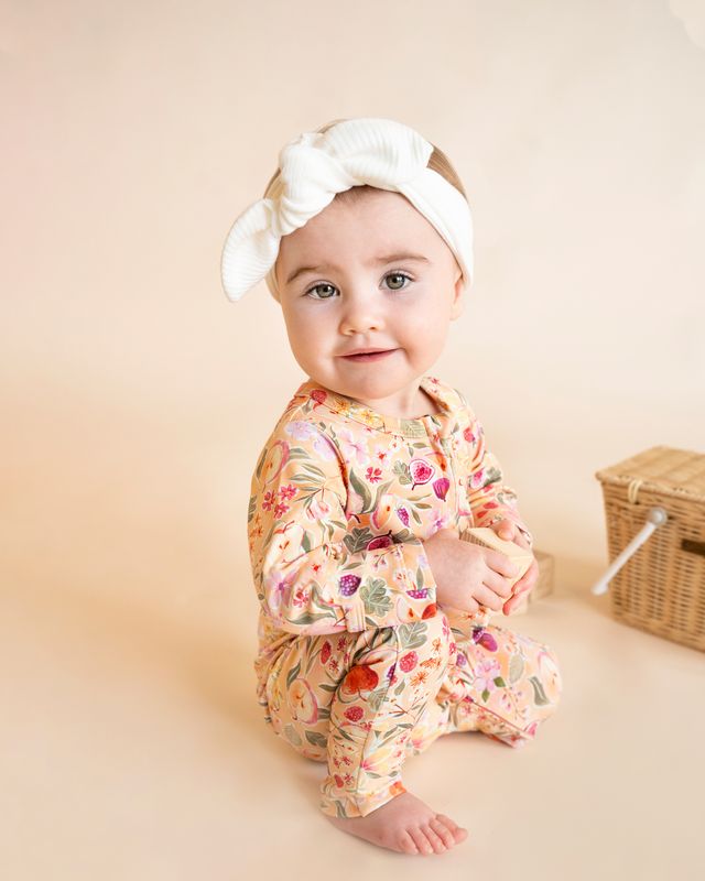 Orchard Bloom L/S Zipsuit