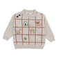 Puppy Grid Jumper - Oat