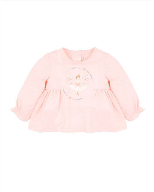 Ballerina L/S Tee - Petal Pink