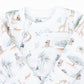Brady L/S Zipsuit - Brady Print