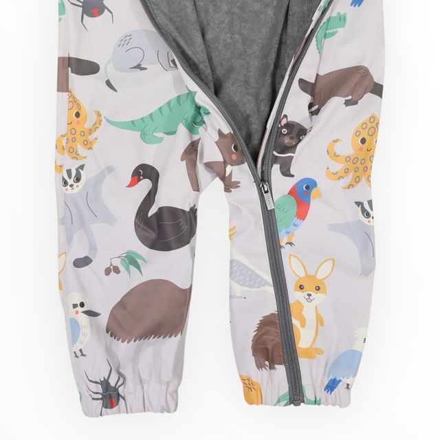Rainsuit Australian Animal - Grey
