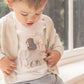 Brady Cotton Cardigan - Sky Marl