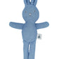 Knitted Bunny Rattle - Blue