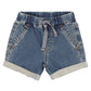 Boys Knit Denim Shorts - Vintage Indigo