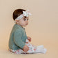 Girls Pointelle Cadigan - Sage