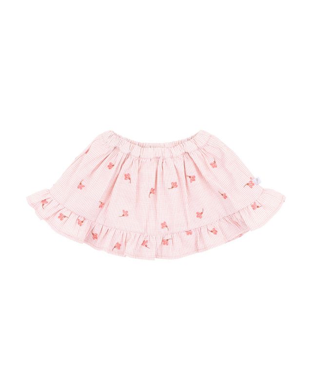 Embroiderd Skirt w Inbuilt Shorts - Songbird Ditsy