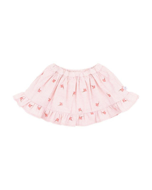 Embroiderd Skirt w Inbuilt Shorts - Songbird Ditsy
