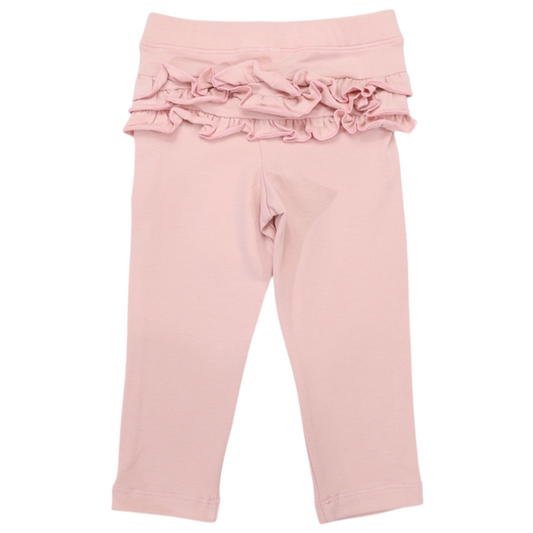 Frill Legging - Dusky Pink