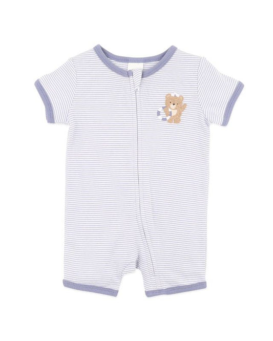 Axel S/S Zipsuit - Axel Stripe