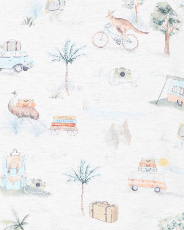 Ivan Button Front Bodysuit - Ivan Print