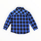 Cotton Flannel Shirt - Blue