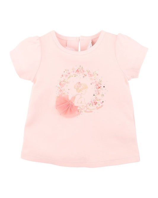 Chelsea Ballerina Tee - Pale Blossom