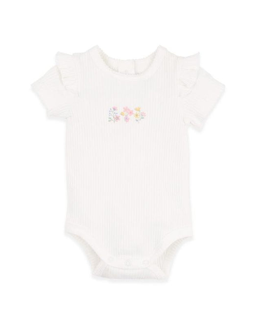 Bonnie Embroidered Bodysuit - Cloud