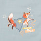 Super Fox L/S Tee - Teal Blue