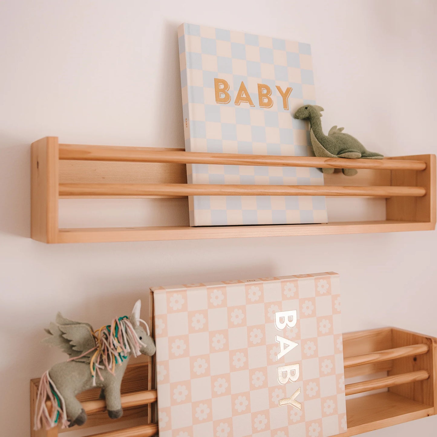 Baby Book - Blue Check