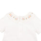 Willa Emb. Collar Bodysuit - Cloud