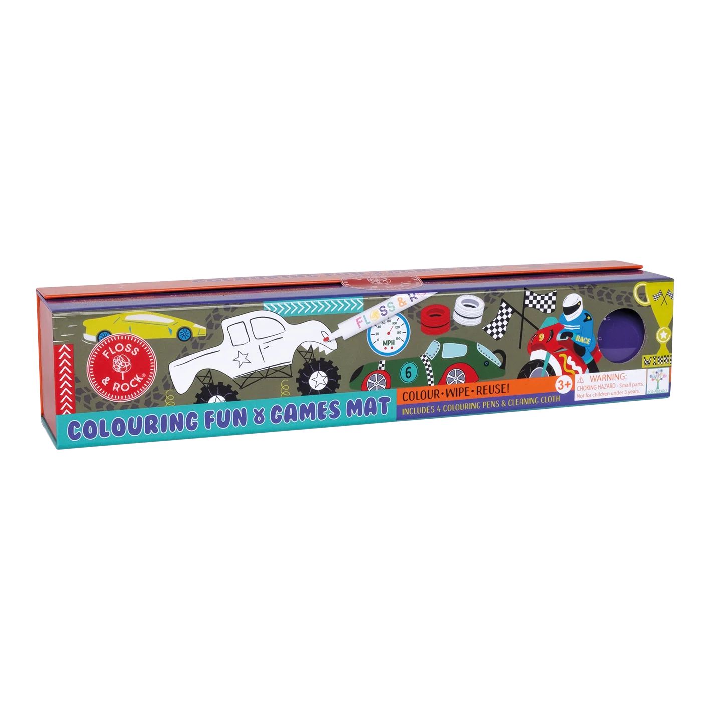 Floss & Rock Activity Mat - Cars