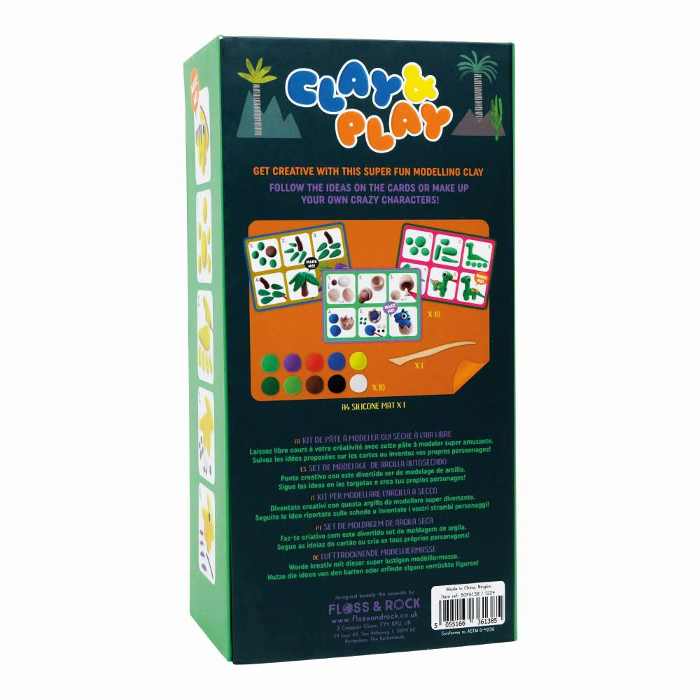 Floss & Rock Clay & Play - Dinosaur