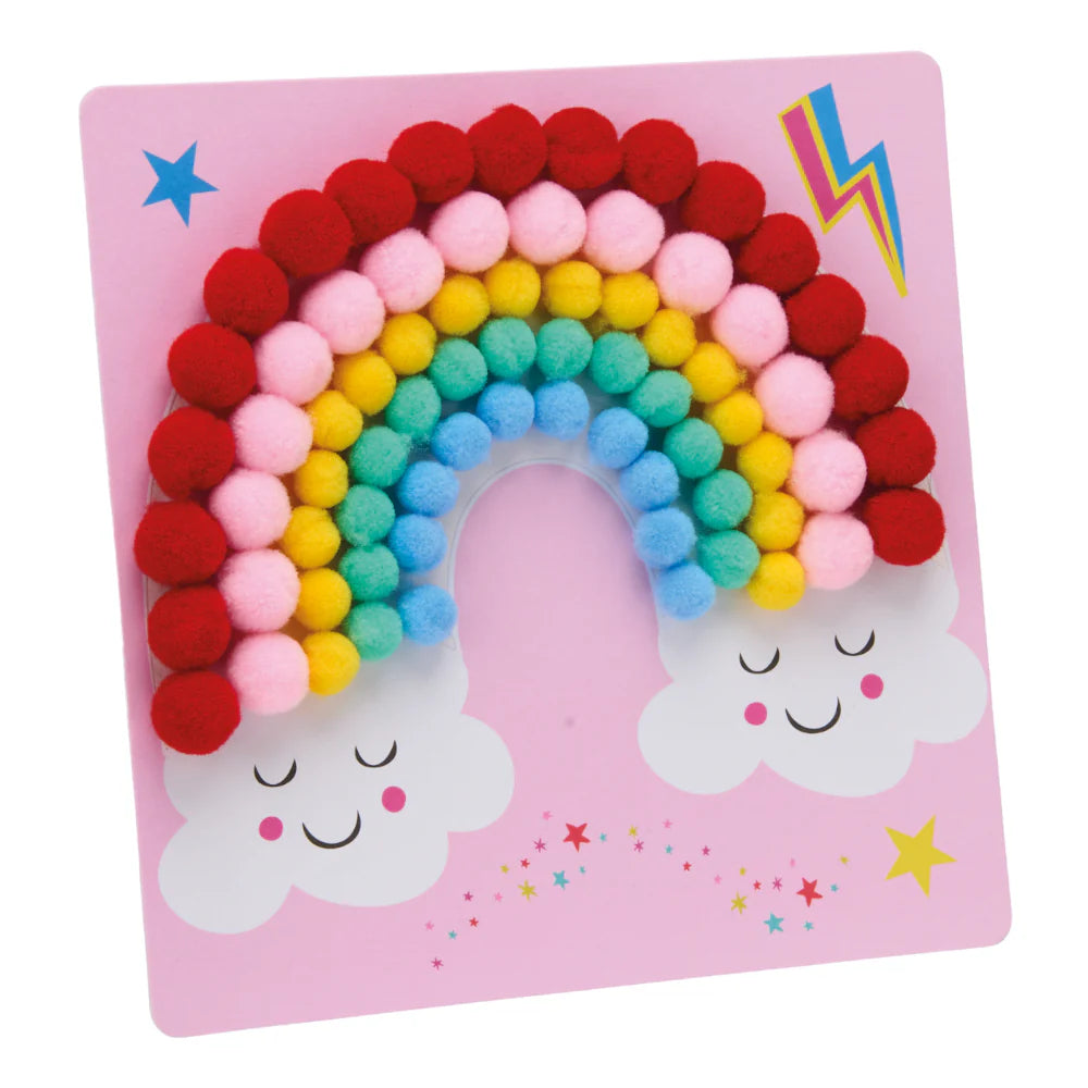 Floss & Rock Pom Pom Art - Rainbow Fairy