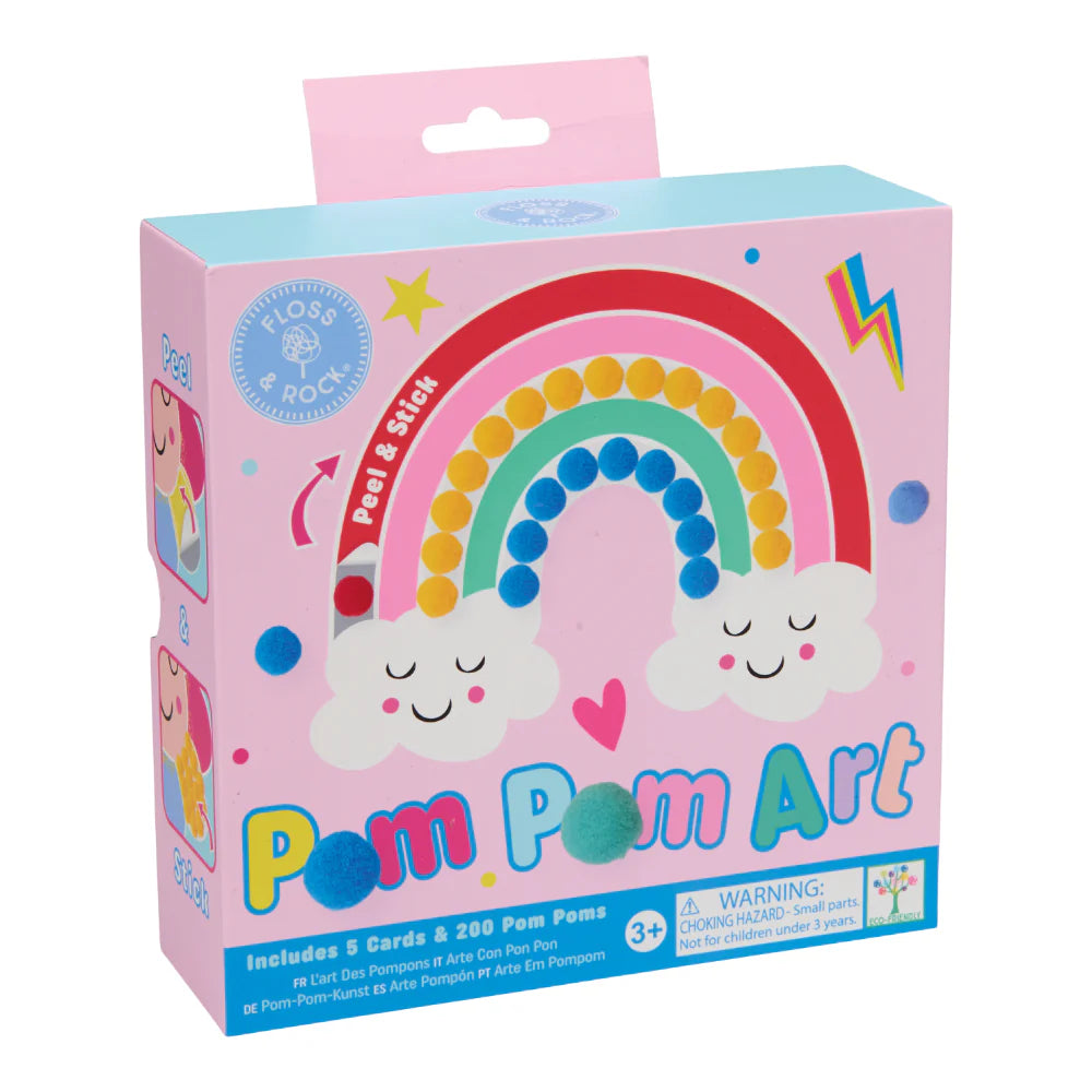 Floss & Rock Pom Pom Art - Rainbow Fairy