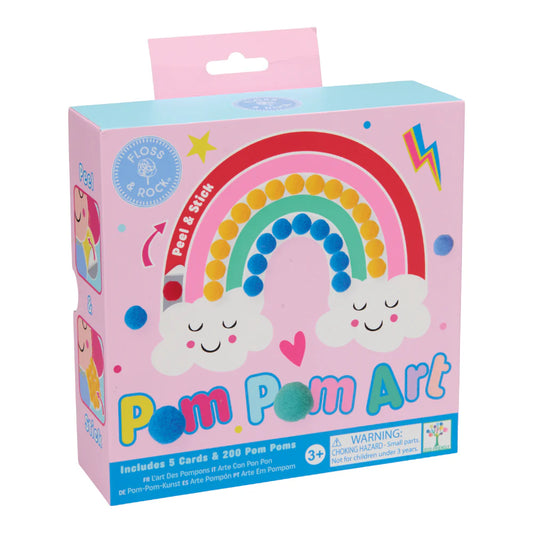 Floss & Rock Pom Pom Art - Rainbow Fairy