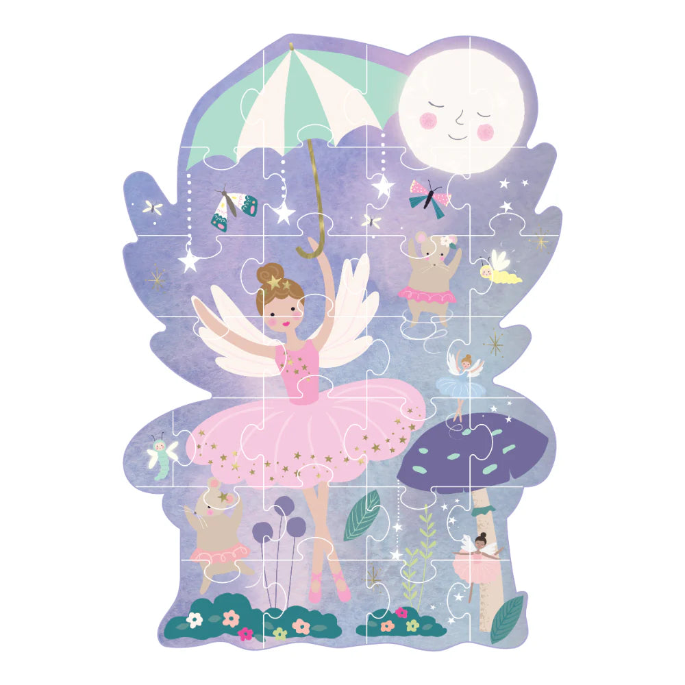 Floss & Rock 30 pc Shaped Jigsaw Puzzle - Enchanted