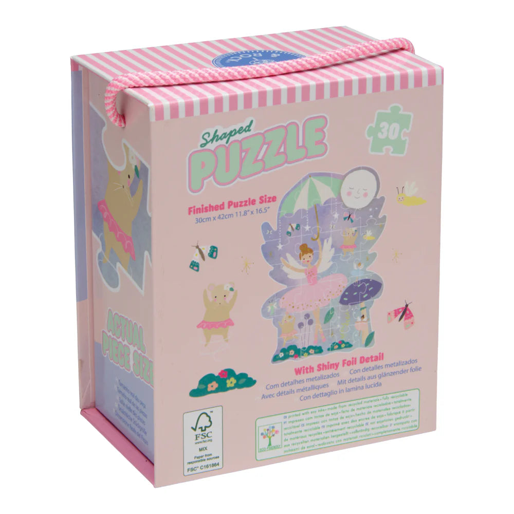 Floss & Rock 30 pc Shaped Jigsaw Puzzle - Enchanted