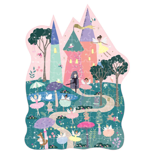 Floss & Rock 120 pc Shaped Jigsaw Puzzle - Enchanted