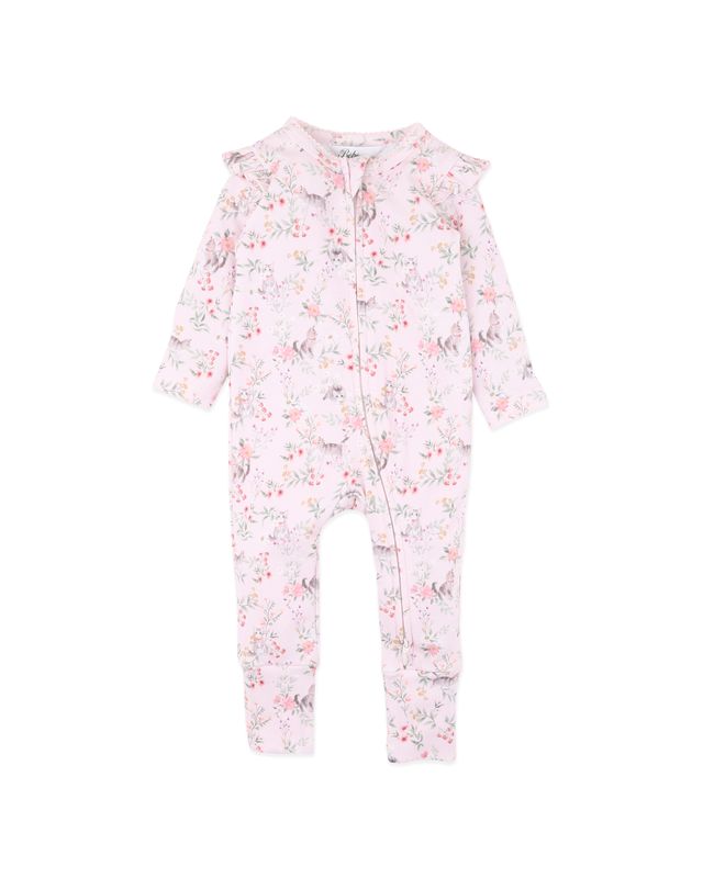 Willa Organic L/S Zipsuit