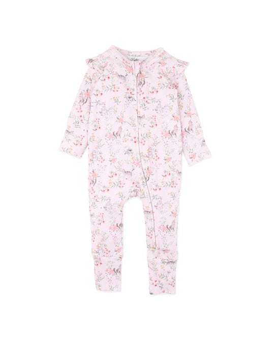 Willa Organic L/S Zipsuit
