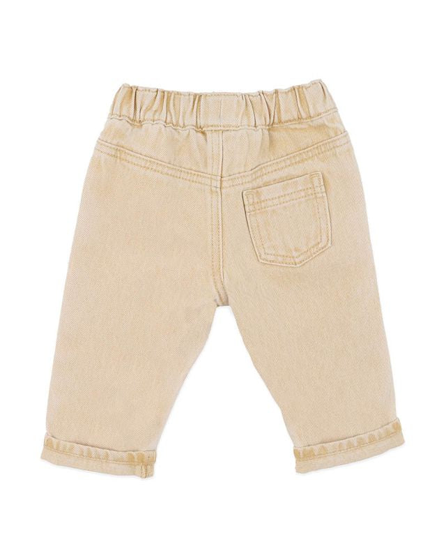 Winnie Neutral Pull On Jeans - Natural