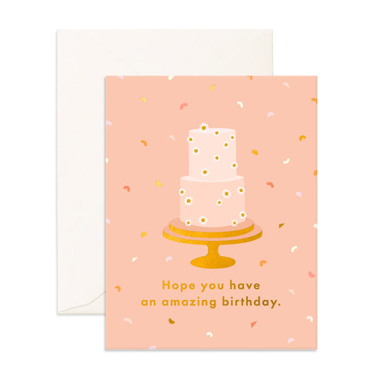 Card - Birthday Cake Daisies