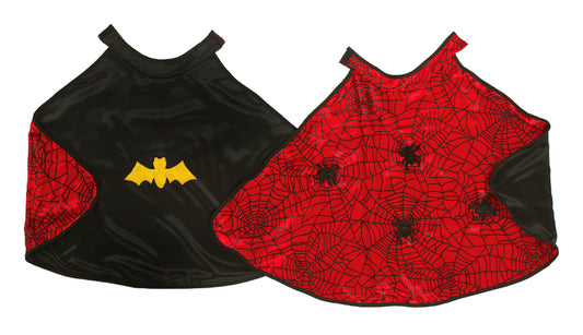 Reversible Spider & Bat Cape with Mask