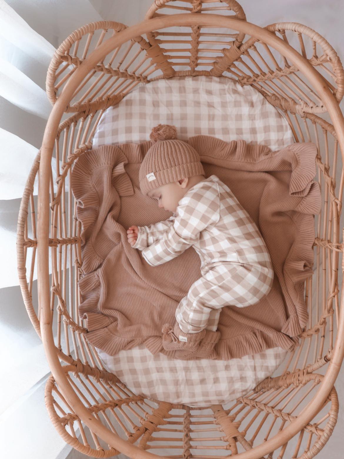 Zip Romper - Gingham