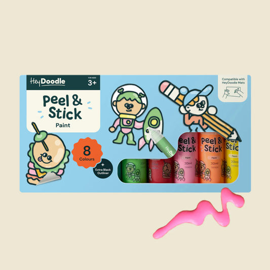 Peel & Stick Solid Paints - 8 Colours