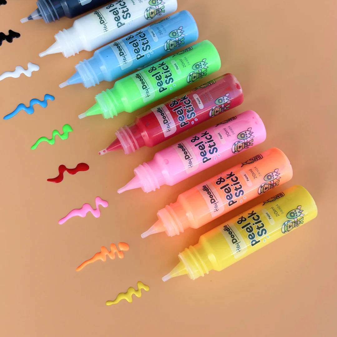 Peel & Stick Solid Paints - 8 Colours