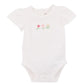 Grow Wild Embroidered Bodysuit - Cloud